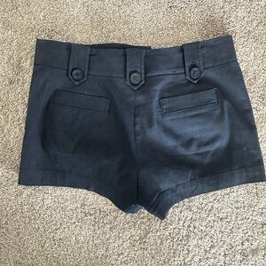 Tory Burch Navy Anchor Button Shorts | Women’s Tailored Preppy Nautical | Sz 4